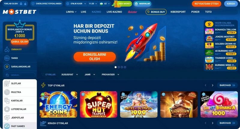Mostbet : Un leader du secteur des casinos en ligne Mostbet : Un leader du secteur des casinos en ligne